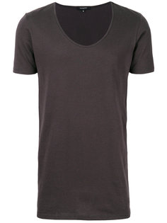 deep U-neck T-shirt Unconditional