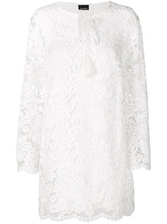 короткое кружевное платье Ermanno Scervino