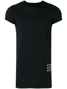 футболка с вышитым слоганом Rick Owens DRKSHDW