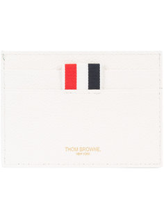футляр для карт с фирменной полосатой вставкой Thom Browne