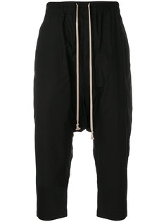 брюки с заниженным шаговым швом  Rick Owens DRKSHDW