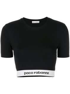 cropped elasticated waist T-shirt Paco Rabanne