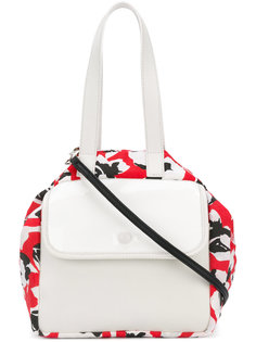 floral colour-block tote Carmina Campus