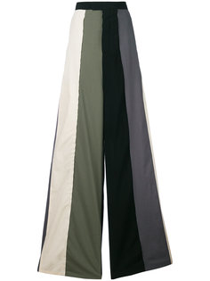 striped wide leg trousers Rick Owens