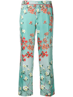 укороченные брюки с цветочным принтом  F.R.S For Restless Sleepers