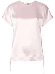 lace-up sleeves T-shirt Cédric Charlier