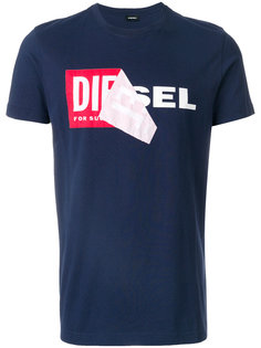 футболка с логотипом  Diesel