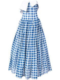 gingham strapless maxi dress Natasha Zinko