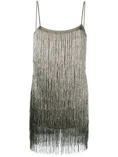 fringed shift dress Rachel Zoe