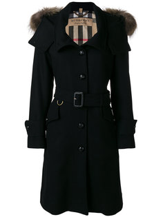 однобортное пальто Claybrooke Burberry