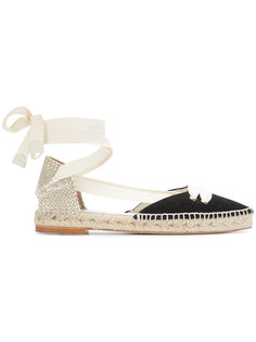 pointed tie up espadrilles Manolo X Castaner
