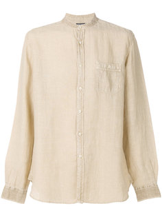 loose fit collarless shirt Woolrich
