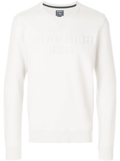 embossed logo sweatshirt  Woolrich