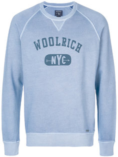 logo print sweatshirt Woolrich