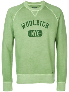 logo print sweatshirt Woolrich