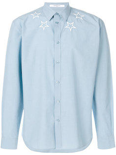 рубашка с вышивкой звезд Givenchy