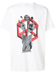 футболка с принтом статуи Givenchy