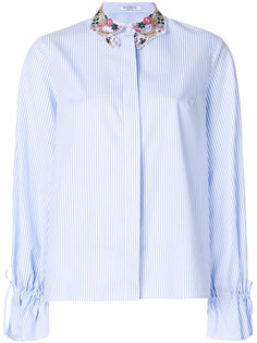 embroidered collar striped shirt Vivetta