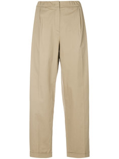 cropped high waisted trousers Odeeh