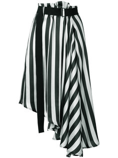 striped asymmetric skirt Ann Demeulemeester