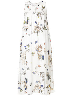 butterfly print midi dress Steffen Schraut