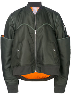oversized bomber jacket Helmut Lang