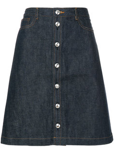 buttoned denim skirt A.P.C.