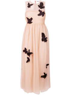 bird appliqué dress Red Valentino