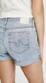 AG The Hailey Slouchy Roll Up Shorts