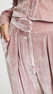 Mara Hoffman Josephine Velvet Pants