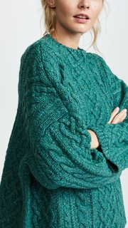 Milly Oversized Fisherman Sweater