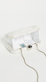 Santi Box Clutch with Embroidered Beading