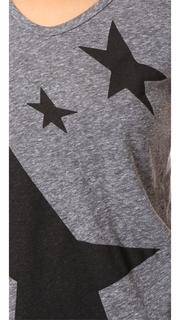 SUNDRY Stars Rotated Seam Tee