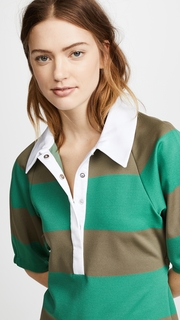 Tibi Rugby Polo Top