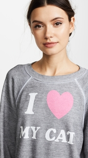 Wildfox I love My Cat Sweatshirt