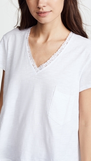 Wilt Slouchy BF Baby Lace Edge Tee