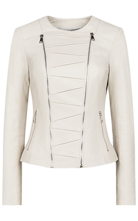 Куртка из натуральной кожи La Reine Blanche