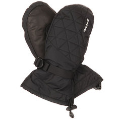 Варежки сноубордические Dakine Leather Camino Mitt Black