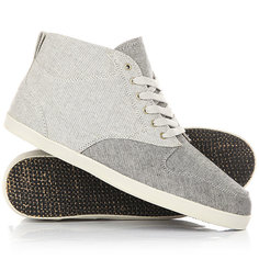 Кеды кроссовки высокие Element Bowery Mid Bamboo Light Grey