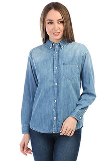 Рубашка женская Carhartt WIP Civil Blue (prime Bleached)