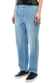 Джинсы прямые женские Carhartt WIP Pierce Pant Blue (prime Bleached)