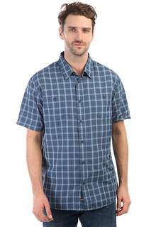 Рубашка в клетку Quiksilver Wakeplaid2 Dark Denim Wake Plai