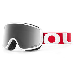 Маска для сноуборда OUT OF Shift + Доп Линза Red White(silver)