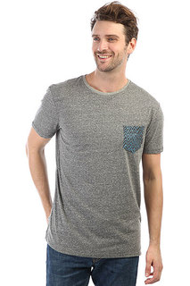 Футболка Quiksilver Brokenleash Dark Grey Heather