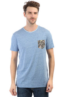 Футболка Quiksilver Brokenleash Bright Cobalt Heathe