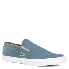 Слипоны LACOSTE SPM0023 GAZON SPORT CSU2 серо-голубой