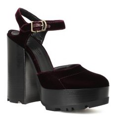 Босоножки JIL SANDER JS29174 бордовый
