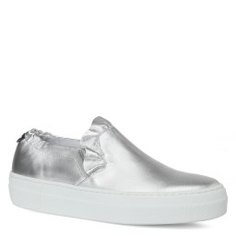 Слипоны JIL SANDER NAVY JN30069 серебряный