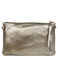 Клатч GIANNI CHIARINI 4225 серо-золотой