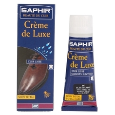 Крем для обуви SAPHIR CREME DE LUXE темно-синий